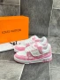 Louis Vuitton Дамски Маратонки👟Дамски Спортни Обувки Цвят Бяло И Розово Код E642, снимка 1
