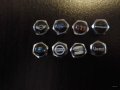 Пластмасови шестоъгълни хром капачки за вентили винтили на различни марка автомобил кола джип ван , снимка 8