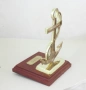 Корабна котва от плътен месинг., снимка 4