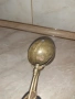 Стара бронзова лъжица за сладолед, снимка 5