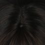 Черна къса боб перука с кичури и бретон, снимка 6
