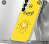 Нов премиум стил калъф за телефон с лесен дизайн на слънчева усмивка с английска буква, снимка 4