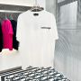 баленсиага тениски , Balenciaga маркова тениски в бяло и черно, снимка 3