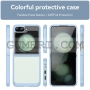 Samsung Galaxy Z Flip 7 FE Хибриден Гръб - Прозрачен С Цветни Кантове, снимка 12