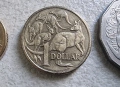Монети. Австралия. Лот .5, 10 ,20, 50 цента . 1 и 2 долара.6 бройки., снимка 3