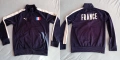 НОВА БЕЗ ЕТИКЕТ FRANCE PUMA Navy Blue Full Zip sweatshirt hoodie top горница топ суичър худи, снимка 1