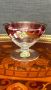 Чаша Bohemia с позлата, снимка 1 - Антикварни и старинни предмети - 45299323