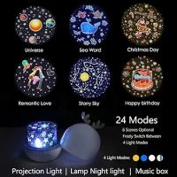 URAQT Star Light проектор с музика, нощна светлина за деца, снимка 4 - Друга електроника - 45873695