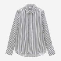 Дамска риза на райета Zara, 100% памук, XL, снимка 1 - Ризи - 45527674
