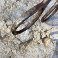 Стара ръчно кована ножица с маркировка , снимка 14 - Антикварни и старинни предмети - 45133924