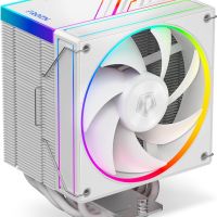 ID-COOLING FROZN A610 ARGB WHITE Въздушен охладител за процесор 6 топлинни тръби, 120 мм FDB вентила, снимка 1 - Други - 45620224