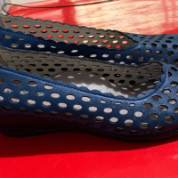 Обувки ,естествена кожа,тъмно сини, снимка 2 - Дамски елегантни обувки - 45011169