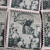 Пощенски марки 50 броя Царство България УРОК по ИСТОРИЯ 1941г. чисти без печат 44444, снимка 4 - Филателия - 45314979