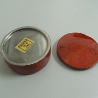 № 7554 стара малка метална кръгла кутийка , снимка 3 - Други ценни предмети - 45898607