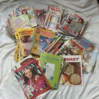 Над 160 списания и 12 книги за плетиво и ръкоделие Burda Diana Sabrina Плетивото и др, снимка 1 - Списания и комикси - 45444766