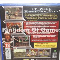 Чисто Нова Оригинална Запечатана Игра За PS2 Mortal Kombat Deception , снимка 6 - Игри за PlayStation - 42383092