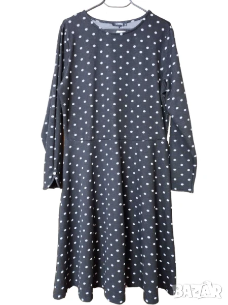 Дамска рокля на точки LC Waikiki, 75% полиестер, 24% вискоза, 44, снимка 1