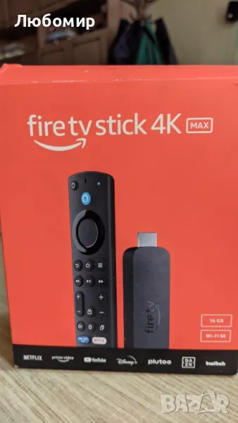 Устройство за гледане на телевизия и филми Fire Stick 4к MAX, снимка 1