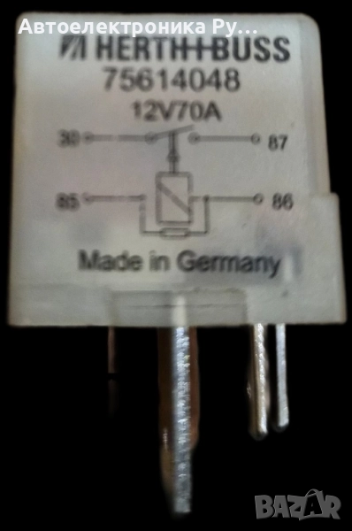 реле време за подгряване HERTH+BUSS ELPARTS, 75614048 ,за Volkswagen POLO (9N_) 1.4 TDI, снимка 1