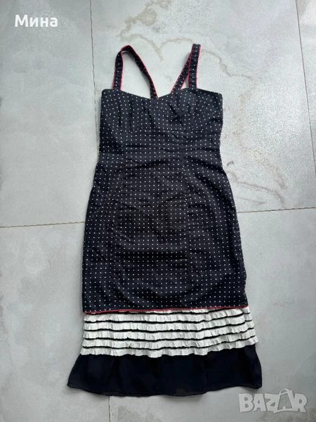 Дамска рокля на точки , снимка 1