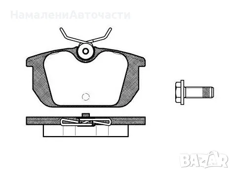 Задни накладки 0231.00 Alfa Romeo, снимка 1