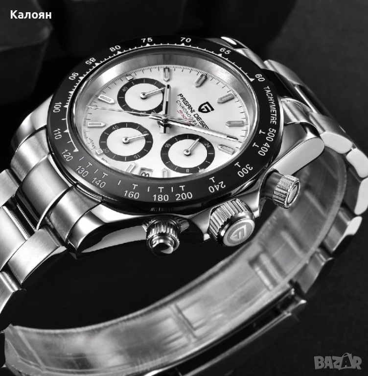 Pagani Design V2 Chronograph 40mm Daytona Sapphire Quartz Часовник, снимка 1