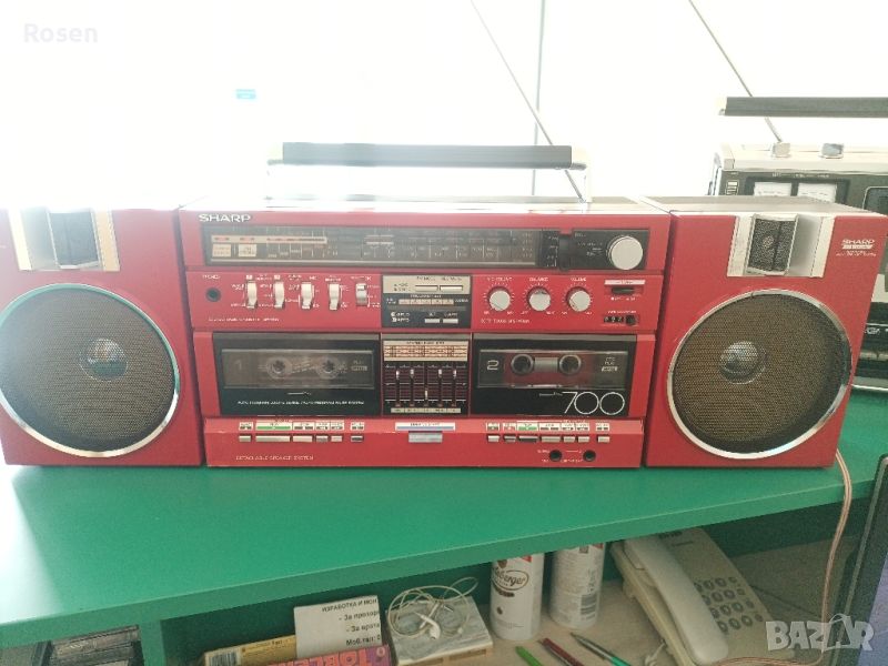 Продавам радиокасетофон boombox Sharp gf 700 ZR Japan , снимка 1