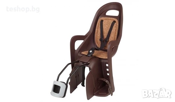 Детско столче за велосипед POLISPORT, GROOVY MAXI FF цвят кафяв, снимка 1