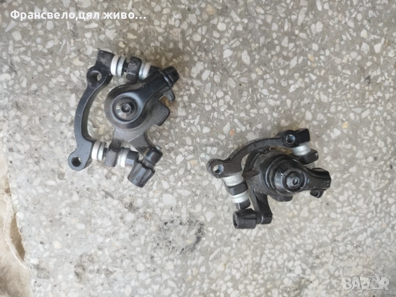 Механичен апарат за спирачка за велосипед колело , снимка 1