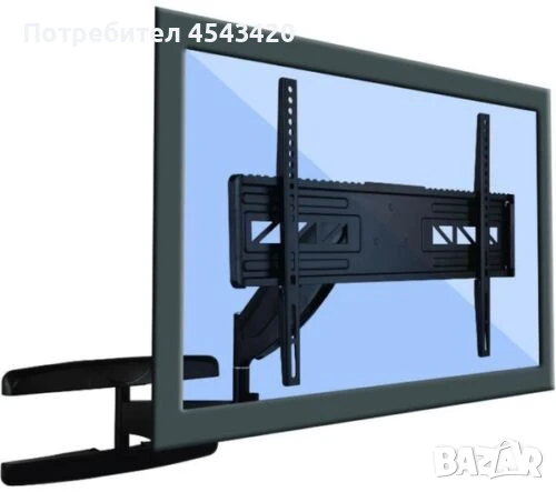 Телевизионната стойка Sandstrom SFMGL18 Full Motion, снимка 1