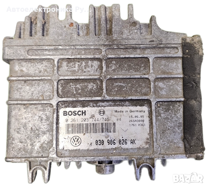 компютър VW VOLKSWAGEN POLO, SEAT 1.0, BOSCH ,0 261 203 744/745, 0261203744, 030 906 026 AK, снимка 1