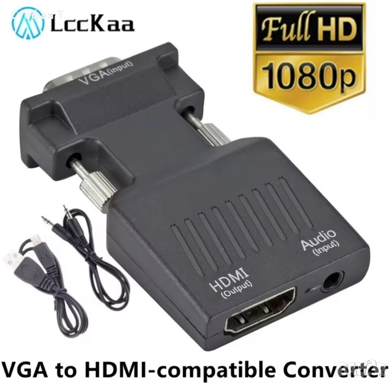 Преходник VGA към HDMI, снимка 1