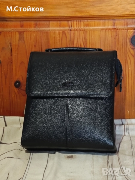 мъжка кожена чанта ARPELLE чисто нова, снимка 1