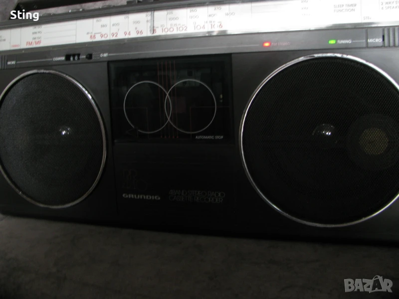 GRUNDIG RR 440 GHETTOBLASTER BOOMBOX Як Радиоприемник от 1980 г ., снимка 1