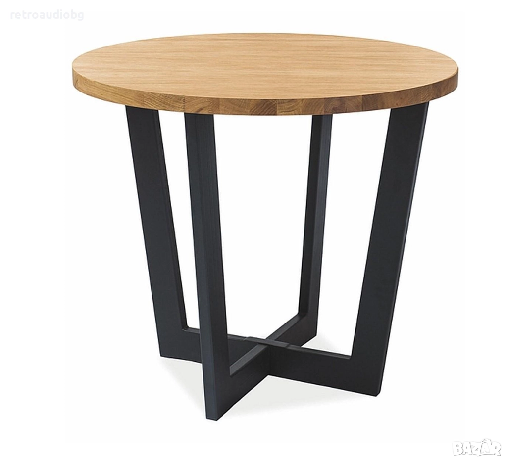 Трапезна маса Коно Ф90 ламинат дъб, снимка 1