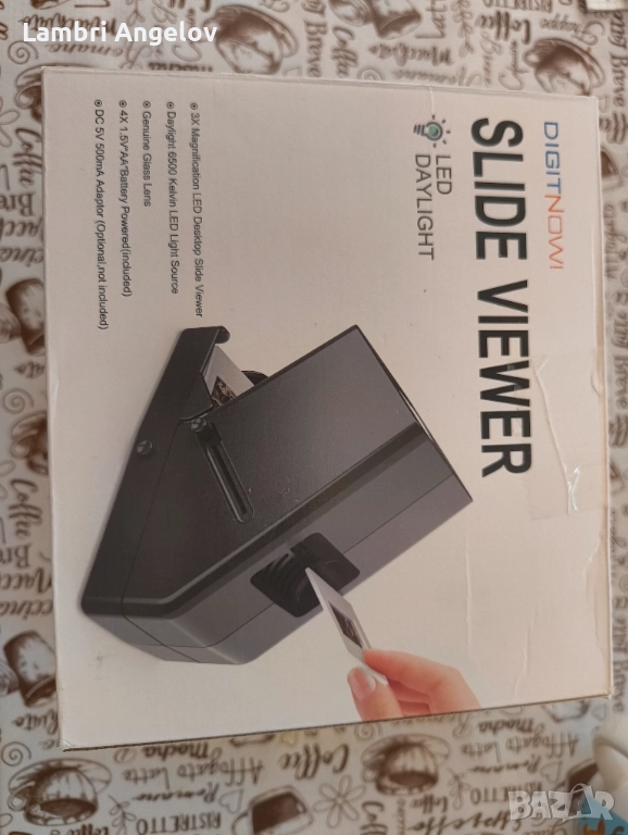 Настолен LED wiewer за диапозитиви DgitNow, снимка 1