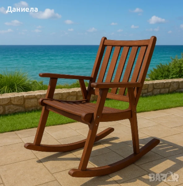 Люлеещ се стол, Muhler Meranti, снимка 1