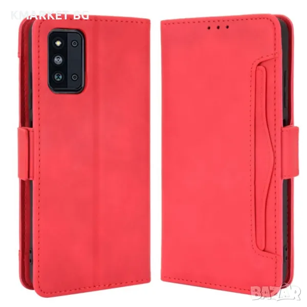 Samsung Galaxy F52 5G Wallet Кожен Калъф и Протектор, снимка 1