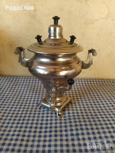 стар руски декоративен самовар, снимка 1