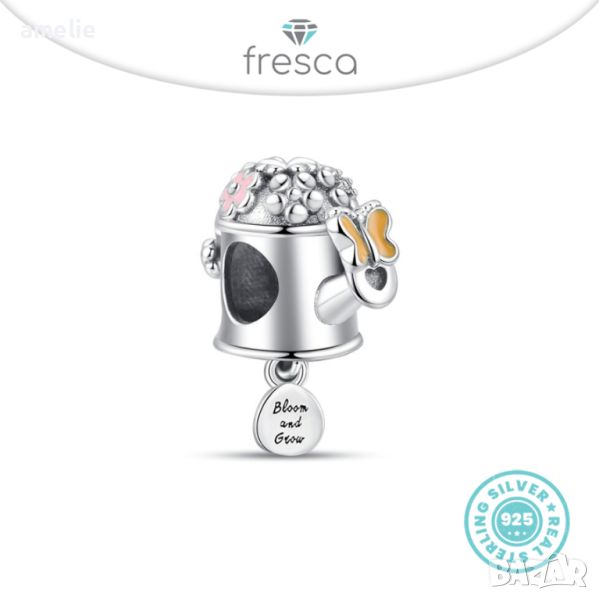 Final SALE! Разпродажба! Талисман Fresca по модел тип Пандора сребро 925 Pandora Bloom and Grow, снимка 1