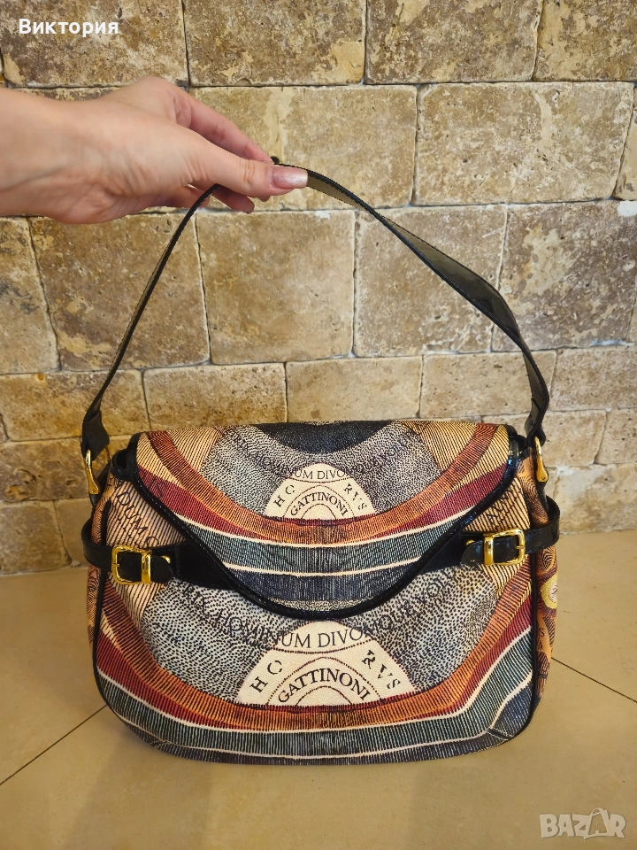 Оригинална дамска чанта Gattinoni, снимка 1