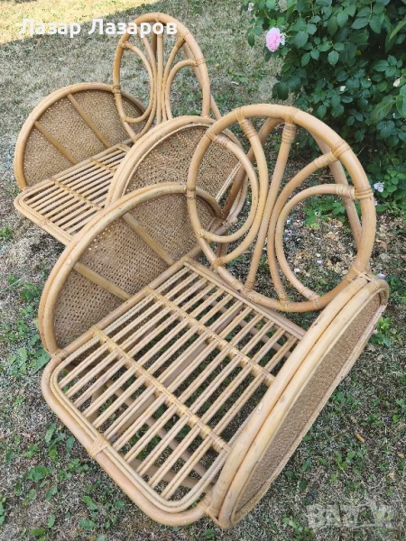 Продавам два немски ратанови столове , снимка 1