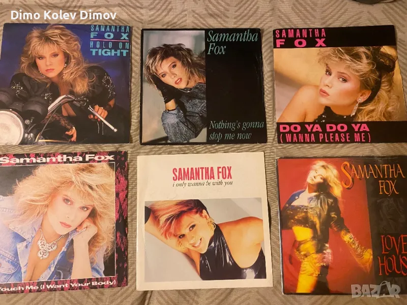 Samantha  Fox Vinyl Плочи Колекция 7”, снимка 1