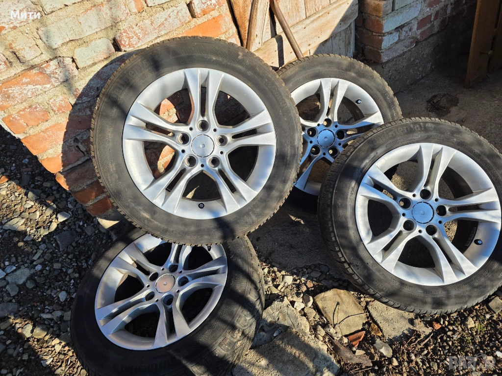 Джанти БМВ 5х120 с зимни гуми, снимка 1
