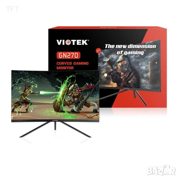 Viotek GN27D – 27”  2K WQHD 144Hz Curved monitor, снимка 1