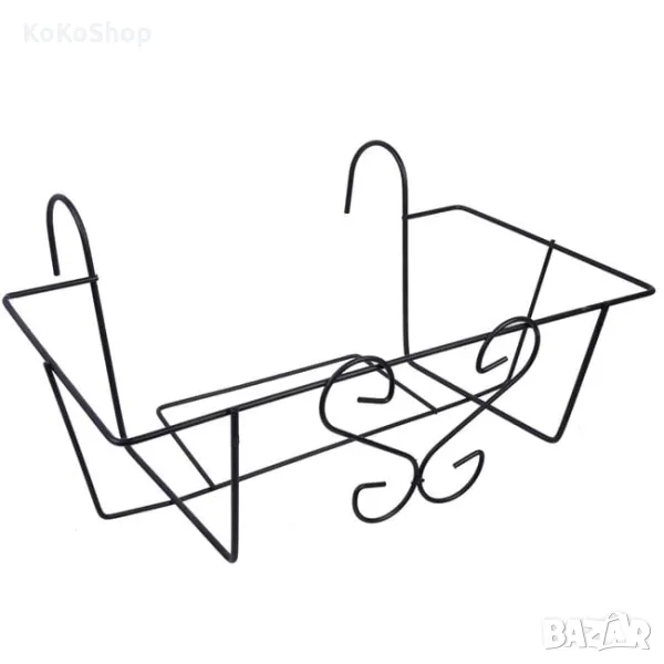 Метална поставка за саксия-46x18.5x20 см./поставка за саксия/поставка за кашпа, снимка 1