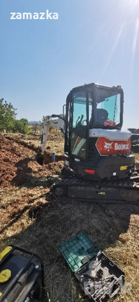 Услуги с Бобкат Багр 3.5т самосвал с кран , снимка 1