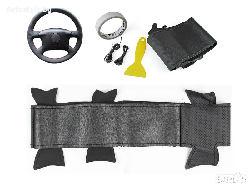 Калъф за волан шиещ, Skoda Oktavia, VW Golf, Passat B5, Transporter T4, снимка 1