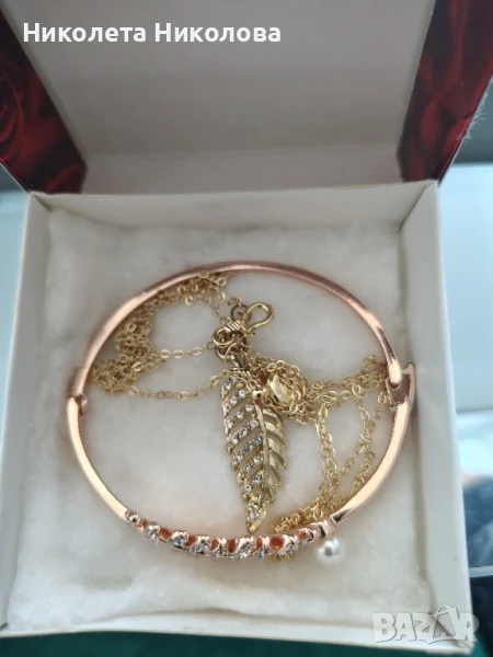 Комплект колие и гривна, снимка 1