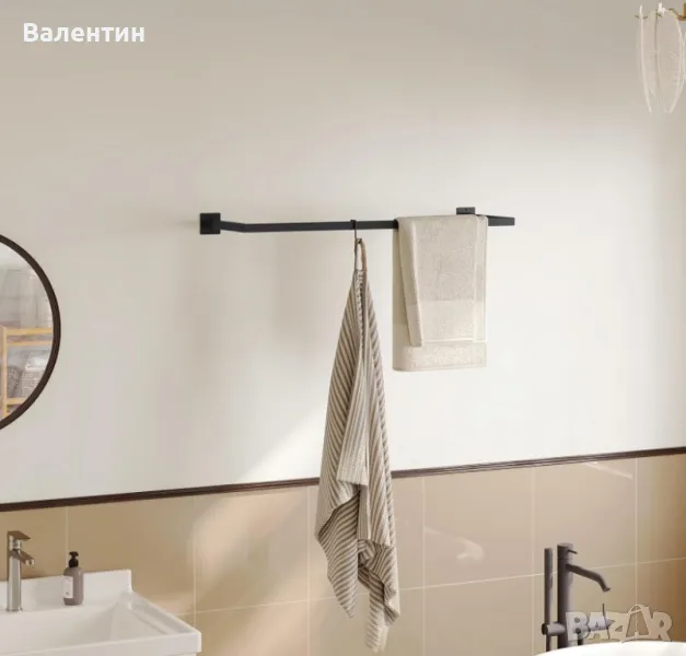 Правоъгълна релса за дрехи, снимка 1